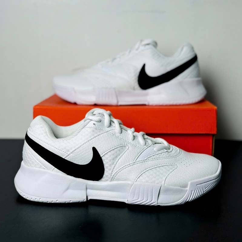 Giày Pickleball Nike Court Lite 4 - FD6574-100 - Màu Trắng Đen