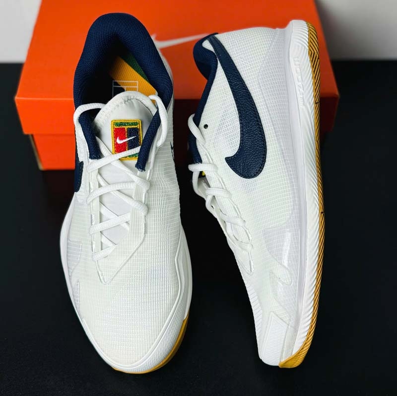 Giày Pickleball Nike Court Air Zoom Vapor Pro - CZ0220-133 - Màu Trắng Xanh Navy
