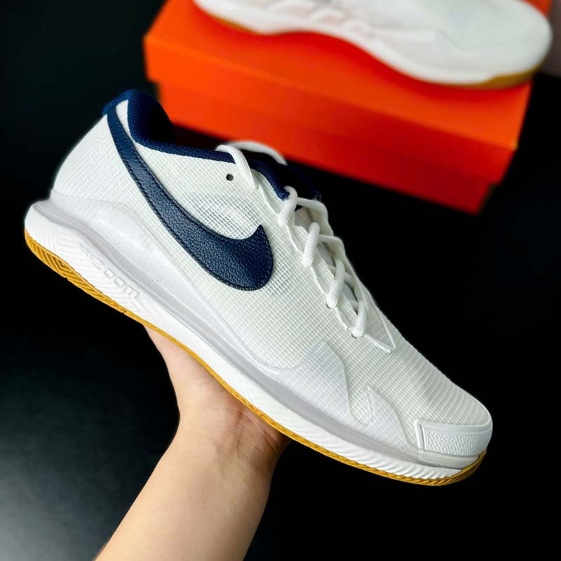 Giày Pickleball Nike Court Air Zoom Vapor Pro - CZ0220-133 - Màu Trắng Xanh Navy
