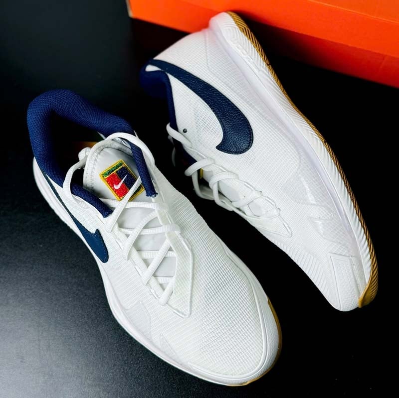 Giày Pickleball Nike Court Air Zoom Vapor Pro - CZ0220-133 - Màu Trắng Xanh Navy