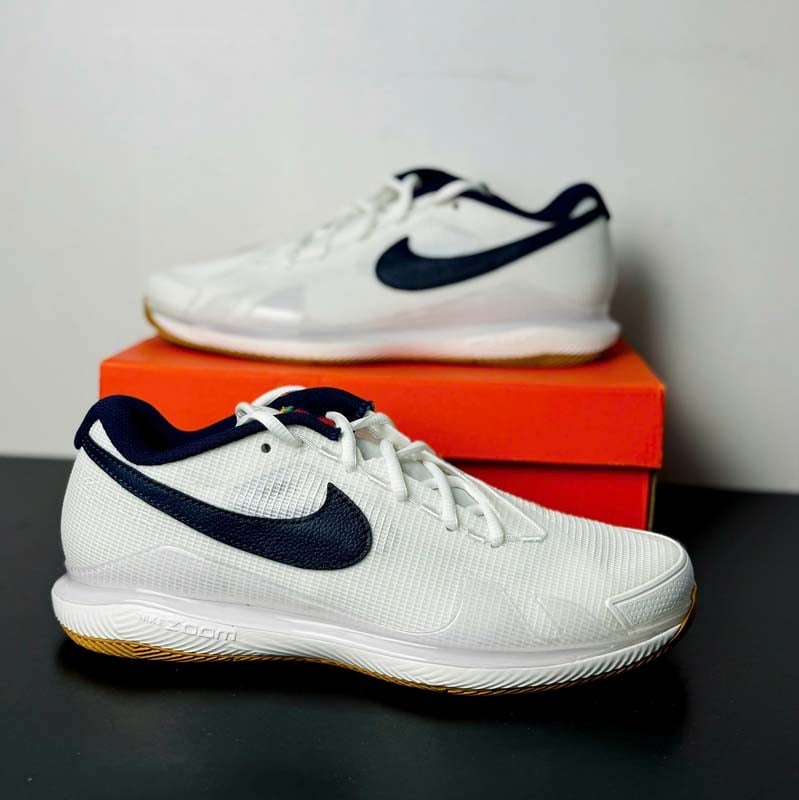 Giày Pickleball Nike Court Air Zoom Vapor Pro - CZ0220-133 - Màu Trắng Xanh Navy