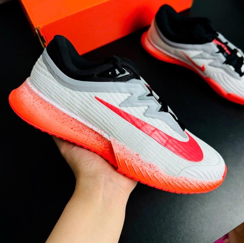 Giày Pickleball Nike Vapor Pro 3 HC PRM - HV1376-100 - Màu Trắng Cam