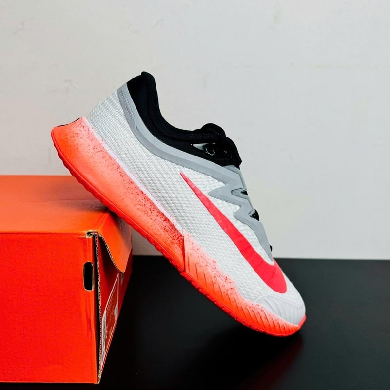 Giày Pickleball Nike Vapor Pro 3 HC PRM - HV1376-100 - Màu Trắng Cam