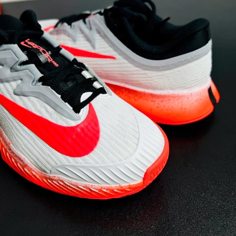 Giày Pickleball Nike Vapor Pro 3 HC PRM - HV1376-100 - Màu Trắng Cam