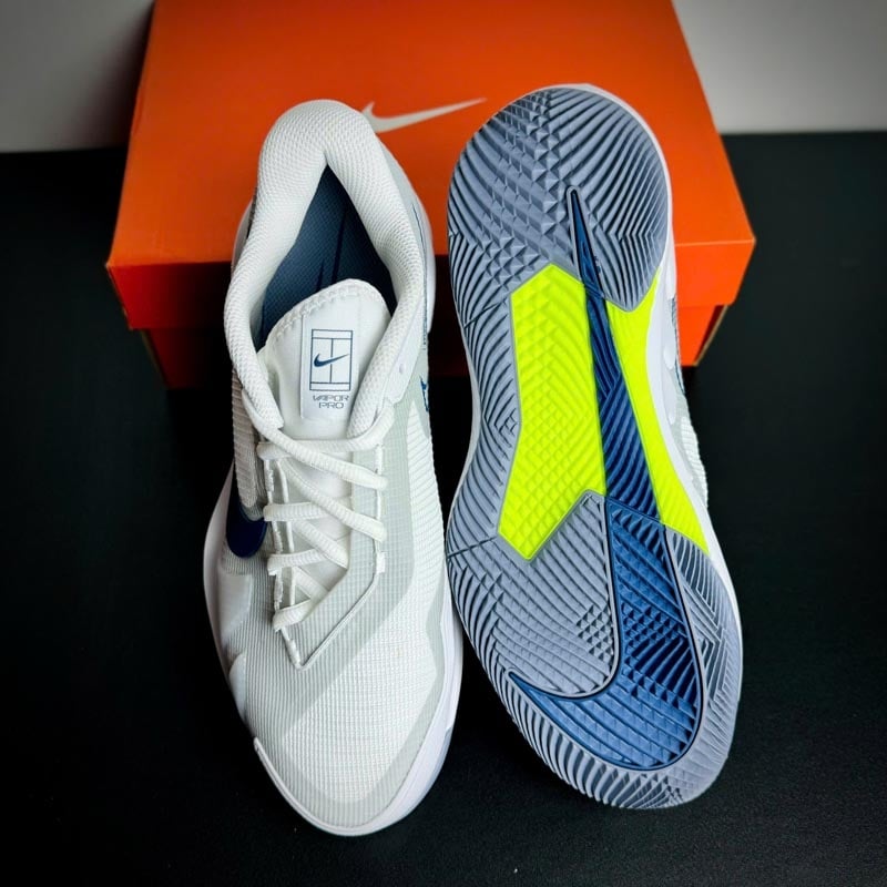 Giày Pickleball Nike Court Air Zoom Vapor Pro - CZ0220-111 - Màu Trắng Xám
