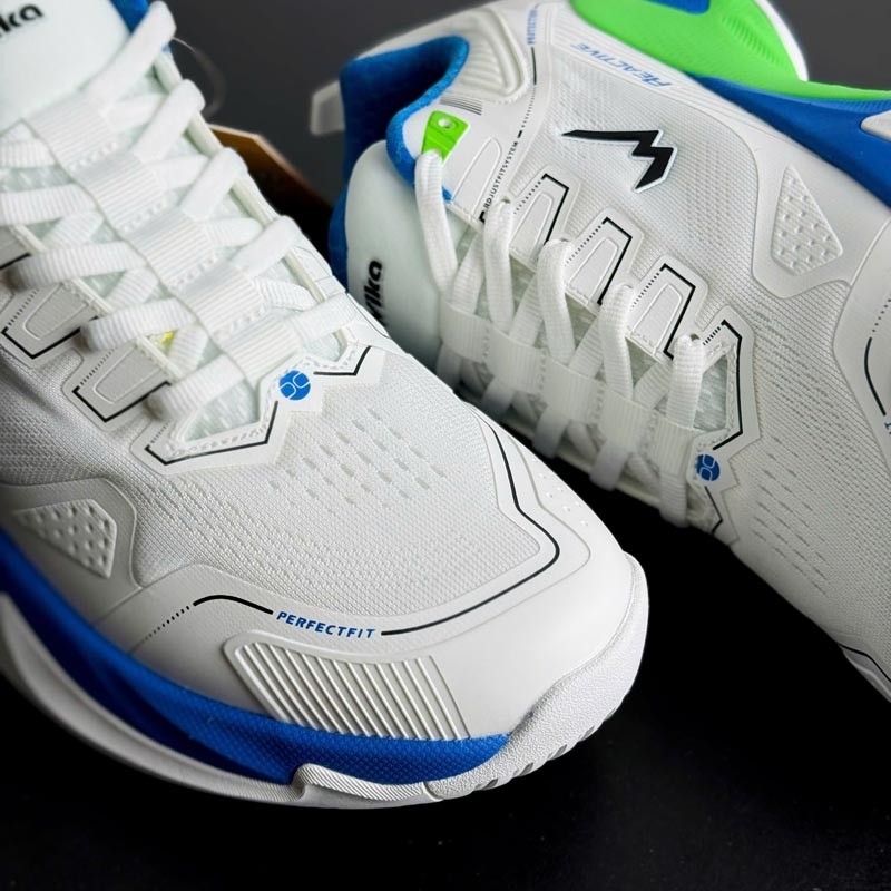 Giày Pickleball Wika Ruta Quang Dương - Trắng/Xanh