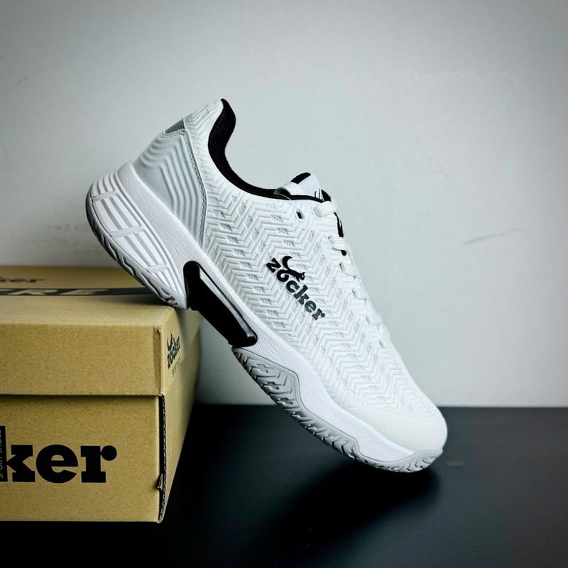 Giày Pickleball Zocker Aspire - White/Black