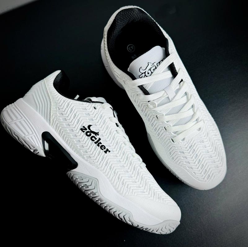 Giày Pickleball Zocker Aspire - White/Black