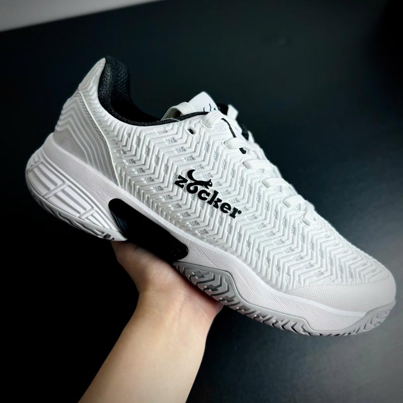 Giày Pickleball Zocker Aspire - White/Black