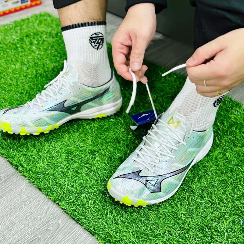 Mizuno Alpha 2 Elite AS - Trắng/Bạc/Xanh - P1GD256209 