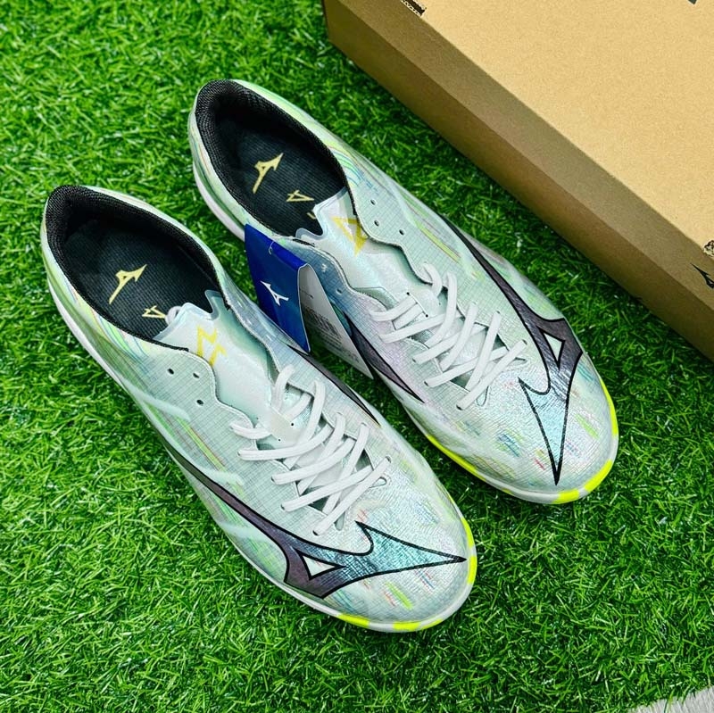 Mizuno Alpha 2 Elite AS - Trắng/Bạc/Xanh - P1GD256209 