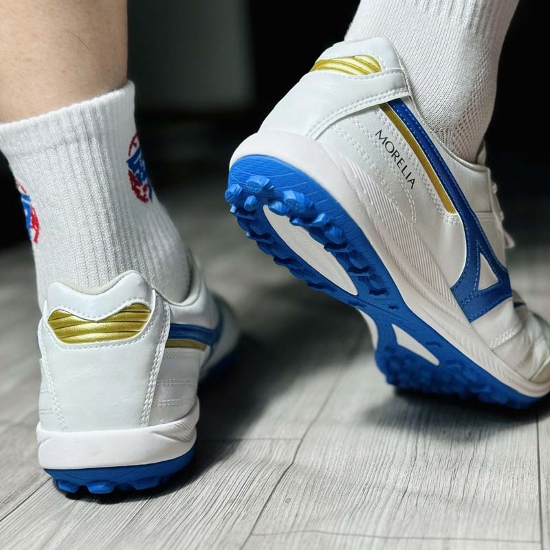 Mizuno Morelia Sala Elite TF - Trắng Xanh - Q1GB41225