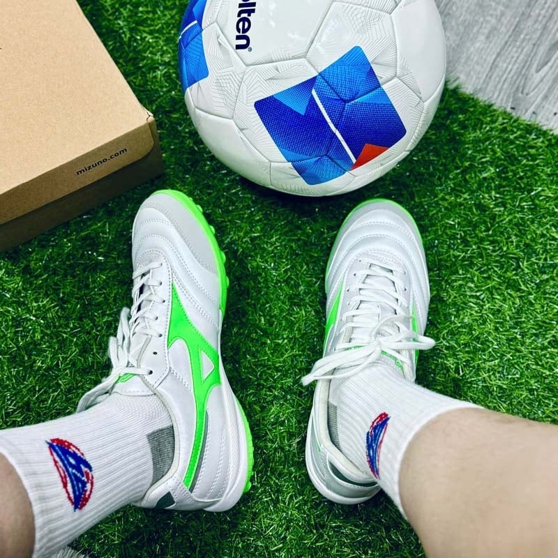 Mizuno Morelia Sala Pro Trắng Xanh Lá