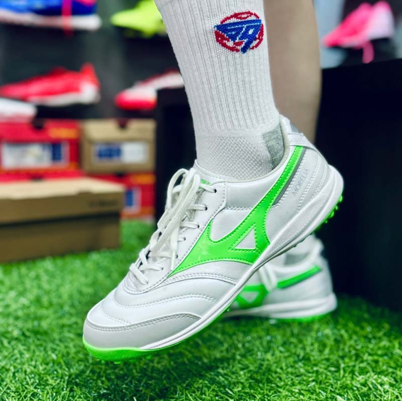Mizuno Morelia Sala Pro Trắng Xanh Lá