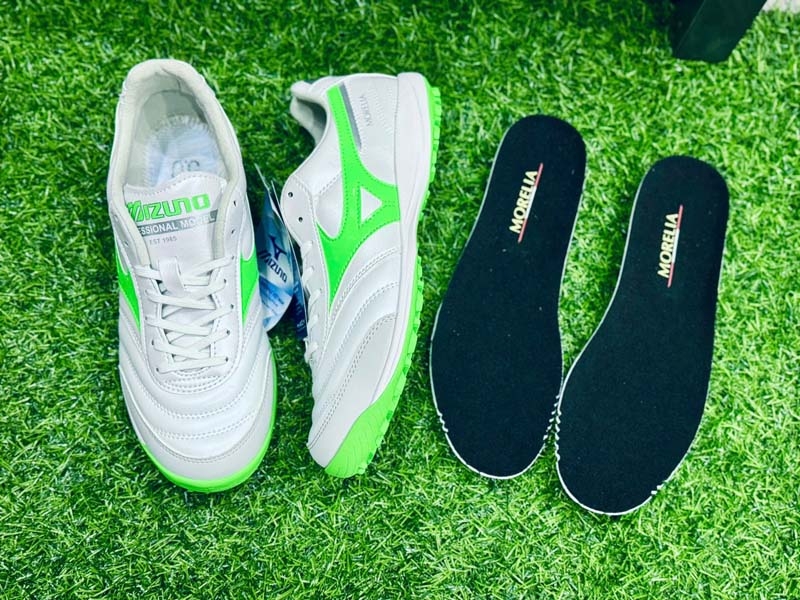 Mizuno Morelia Sala Pro Trắng Xanh Lá