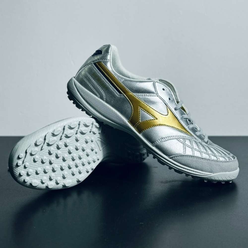 Mizuno Morelia Sala Japan TF Platinum - Bạc/Vàng - Q1GB251104