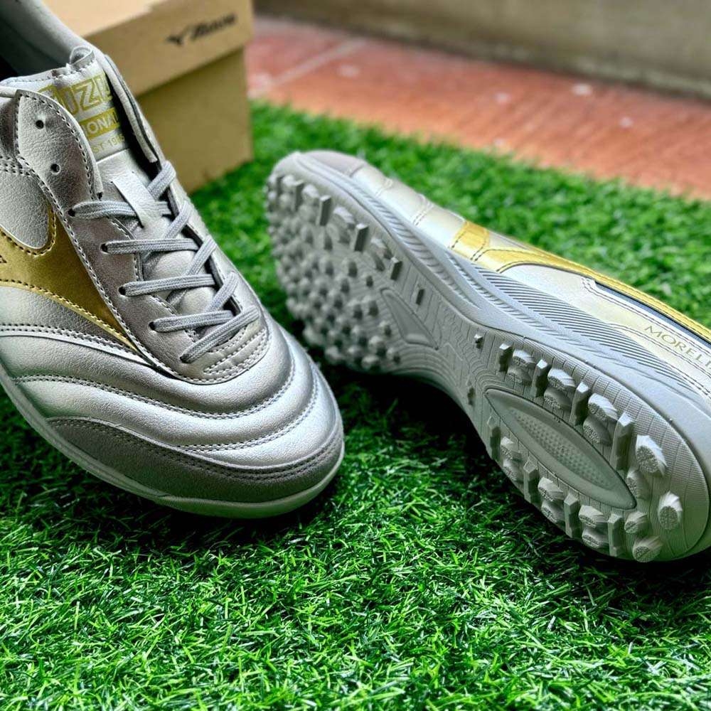 Mizuno Morelia Sala Elite TF Platium - Q1GB251204 - Bạc Vàng