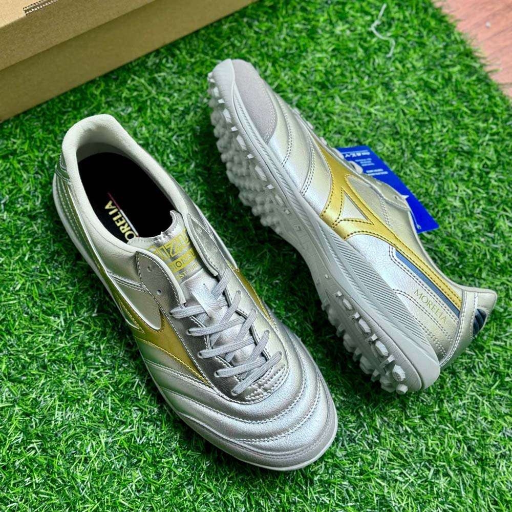 Mizuno Morelia Sala Elite TF Platium - Q1GB251204 - Bạc Vàng