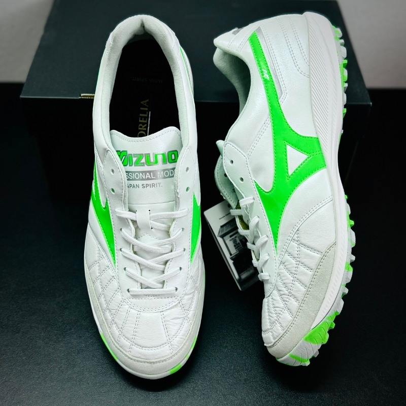 Mizuno Morelia Sala Japan TF Frontier - Trắng/Xanh Lá - Q1GB251137