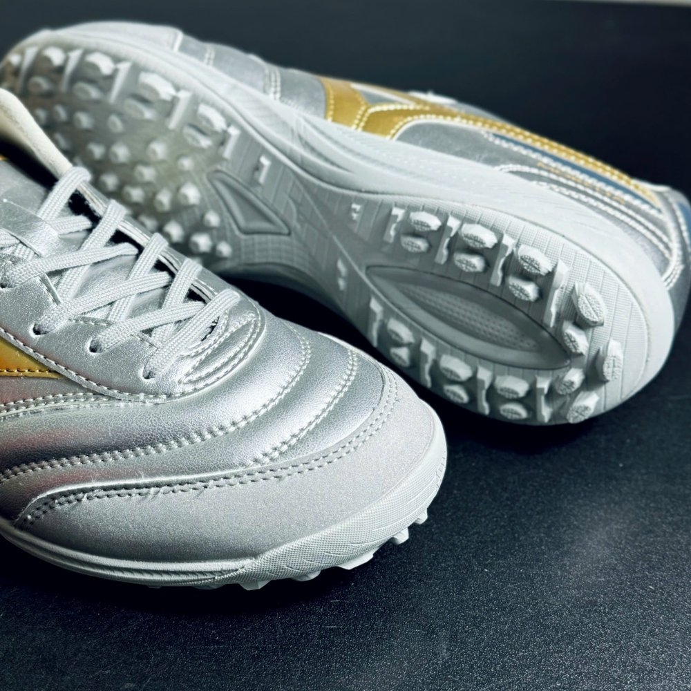 Mizuno Morelia Sala Pro TF Platinum - Q1GB251304 - Bạc/vàng