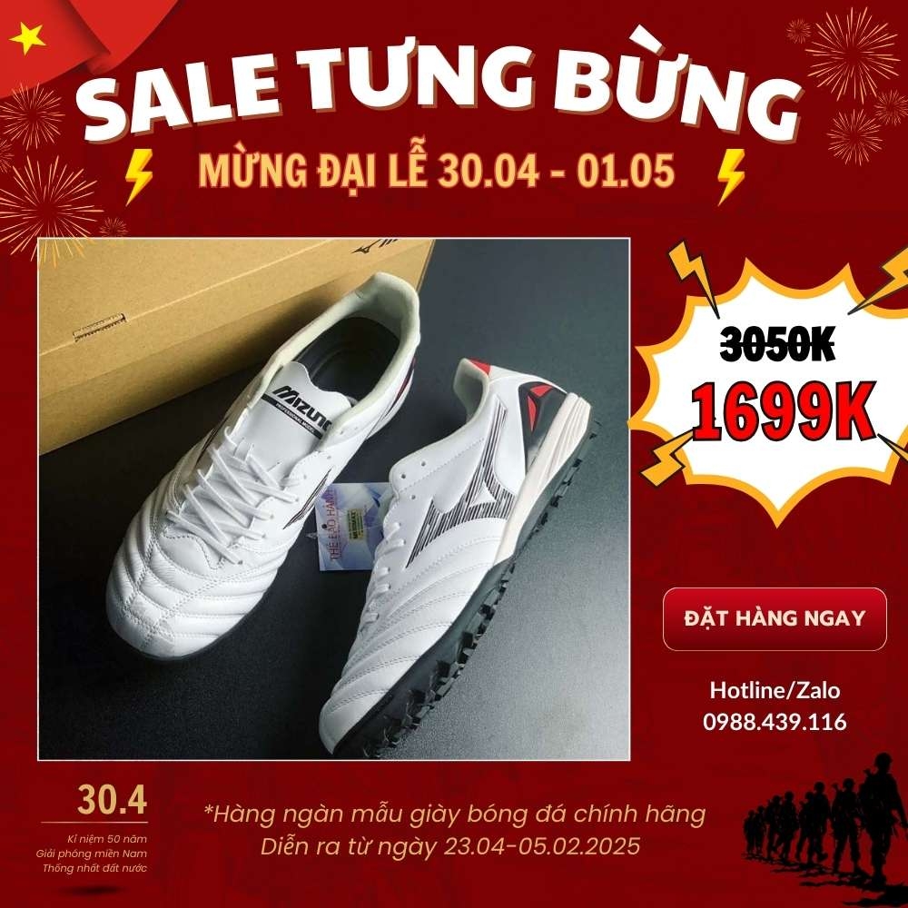 Giày đá bóng giảm giá mừng đại lễ