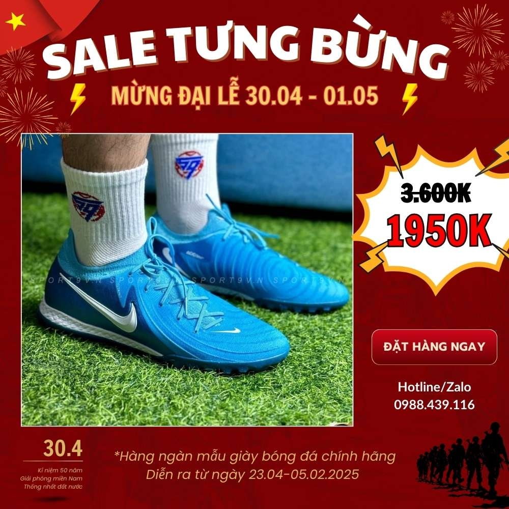 Giày đá bóng giảm giá mừng đại lễ