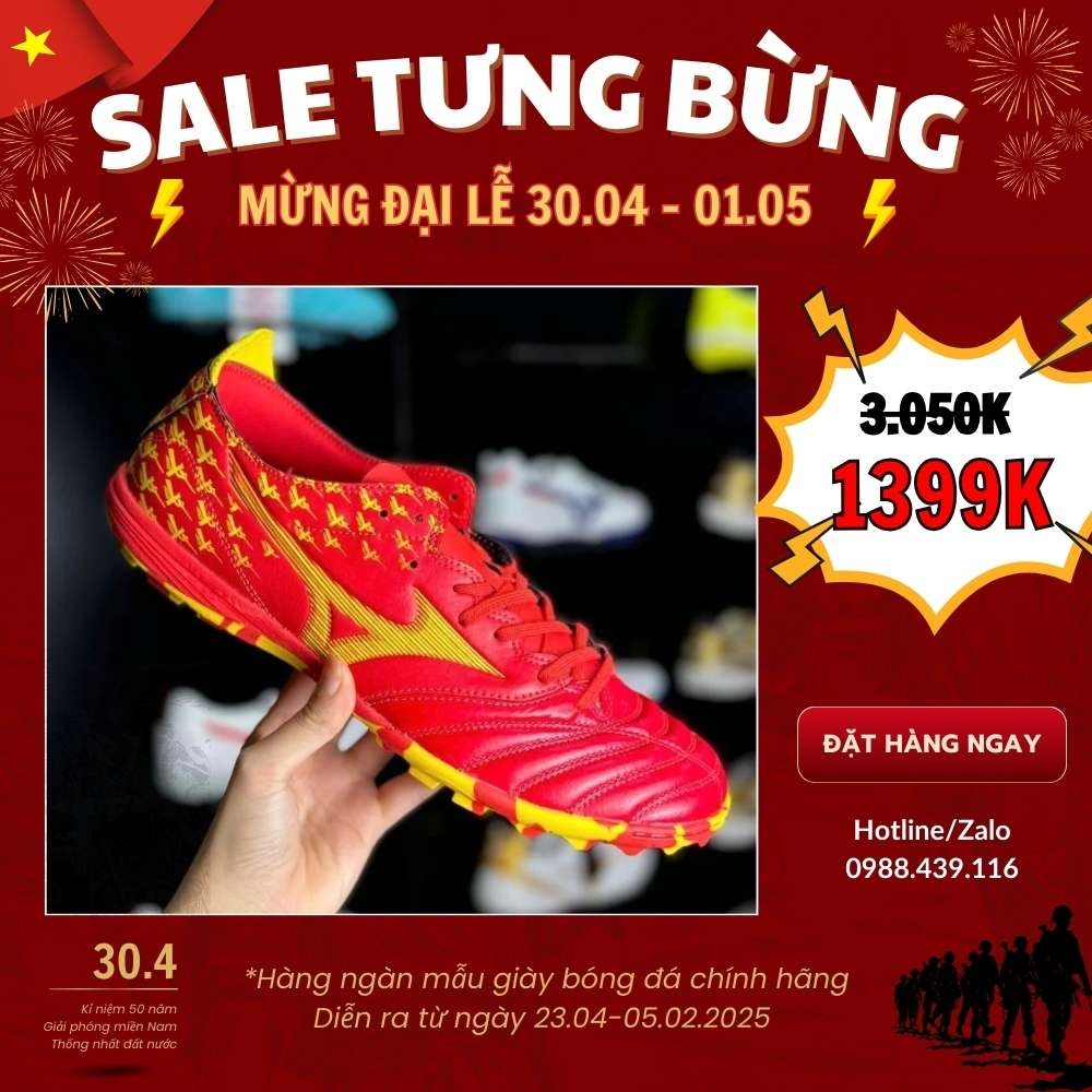 Giày đá bóng giảm giá mừng đại lễ