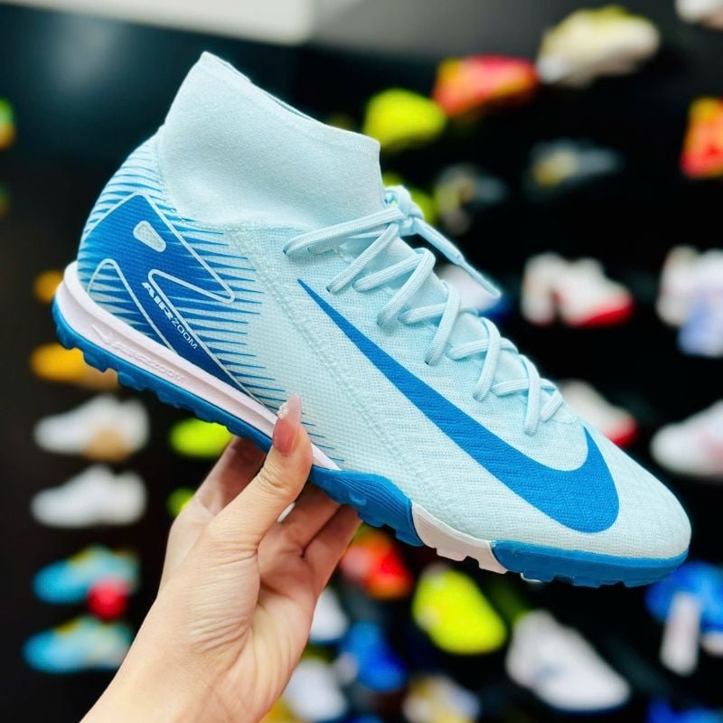 Nike Zoom Mercurial Superfly 10 Academy TF - Xanh/Trắng - FQ8331-400