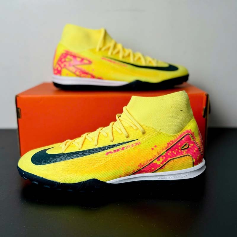 Nike Zoom Mercurial Superfly 10 Academy KM TF - Màu Vàng Đen - FQ8333-800