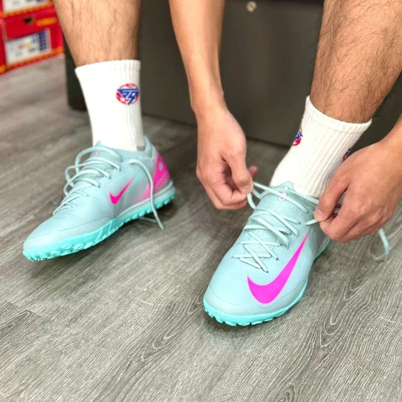 Nike Air Zoom Mercurial Vapor 16 Pro TF - Xám/Hồng - FQ8687-301