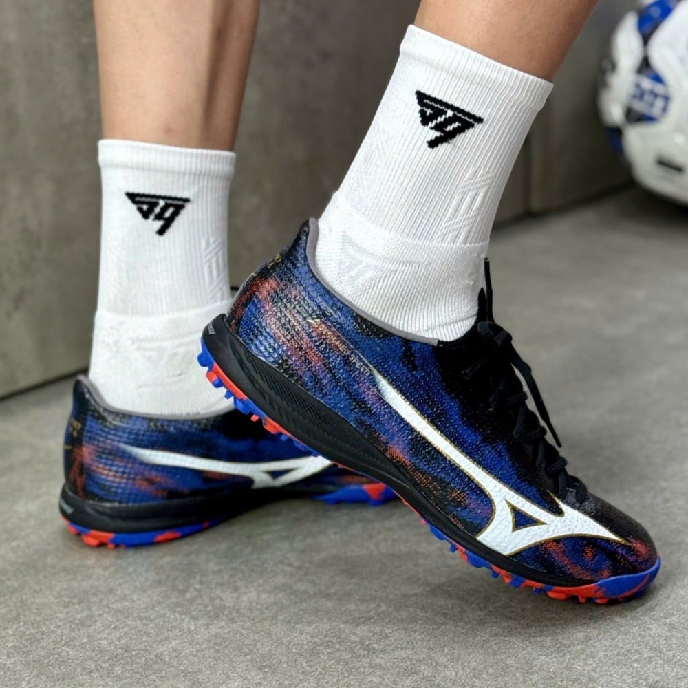 Giày đá bóng Mizuno Alpha 3 Elite Xanh Đen