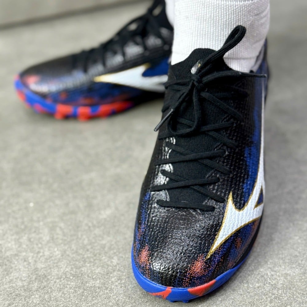 Giày đá bóng Mizuno Alpha 3 Elite Xanh Đen