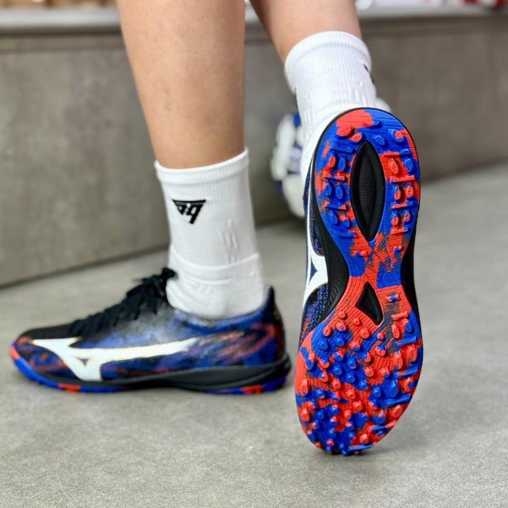 Giày đá bóng Mizuno Alpha 3 Elite Xanh Đen