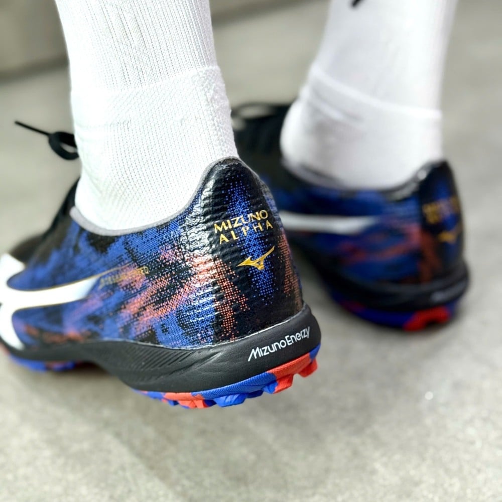 Giày đá bóng Mizuno Alpha 3 Elite Xanh Đen