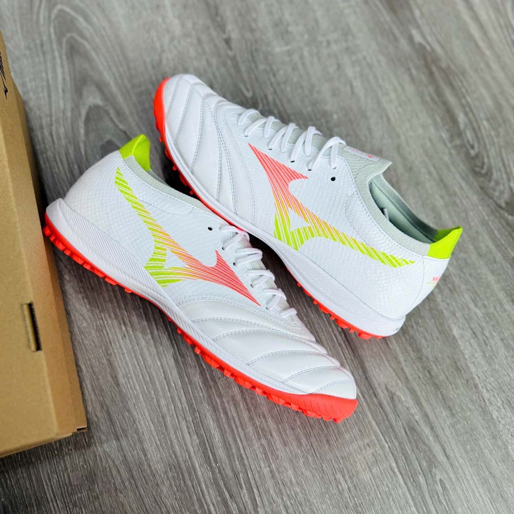 Mizuno Morelia Neo 5 Beta Pro TF - Trắng/Cam/vàng - P1GD269454