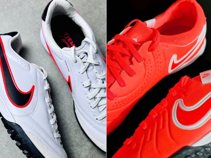 Chất liệu TechLeather trên Ligera Pro mỏng và thật chân hơn