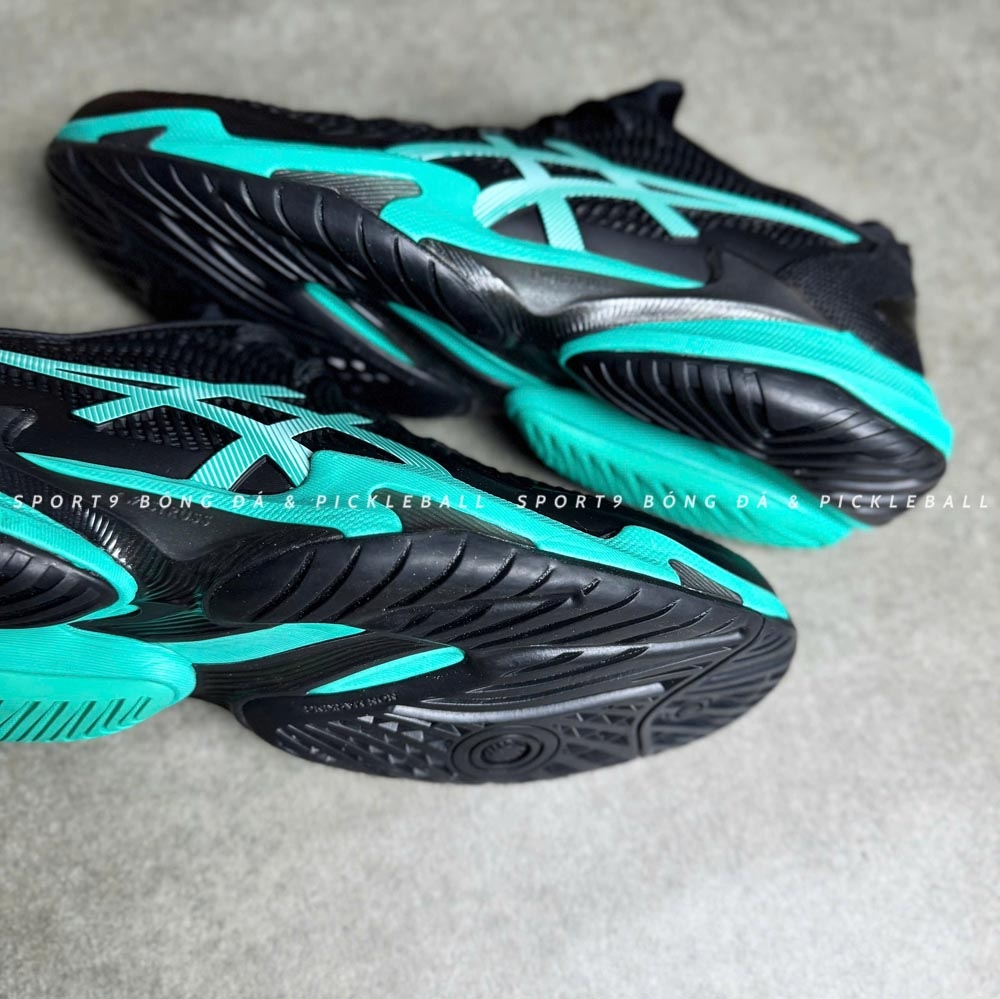 Giày Pickleball Asics Court FF 3 - 1041A370-002 - Đen/Xanh Lá