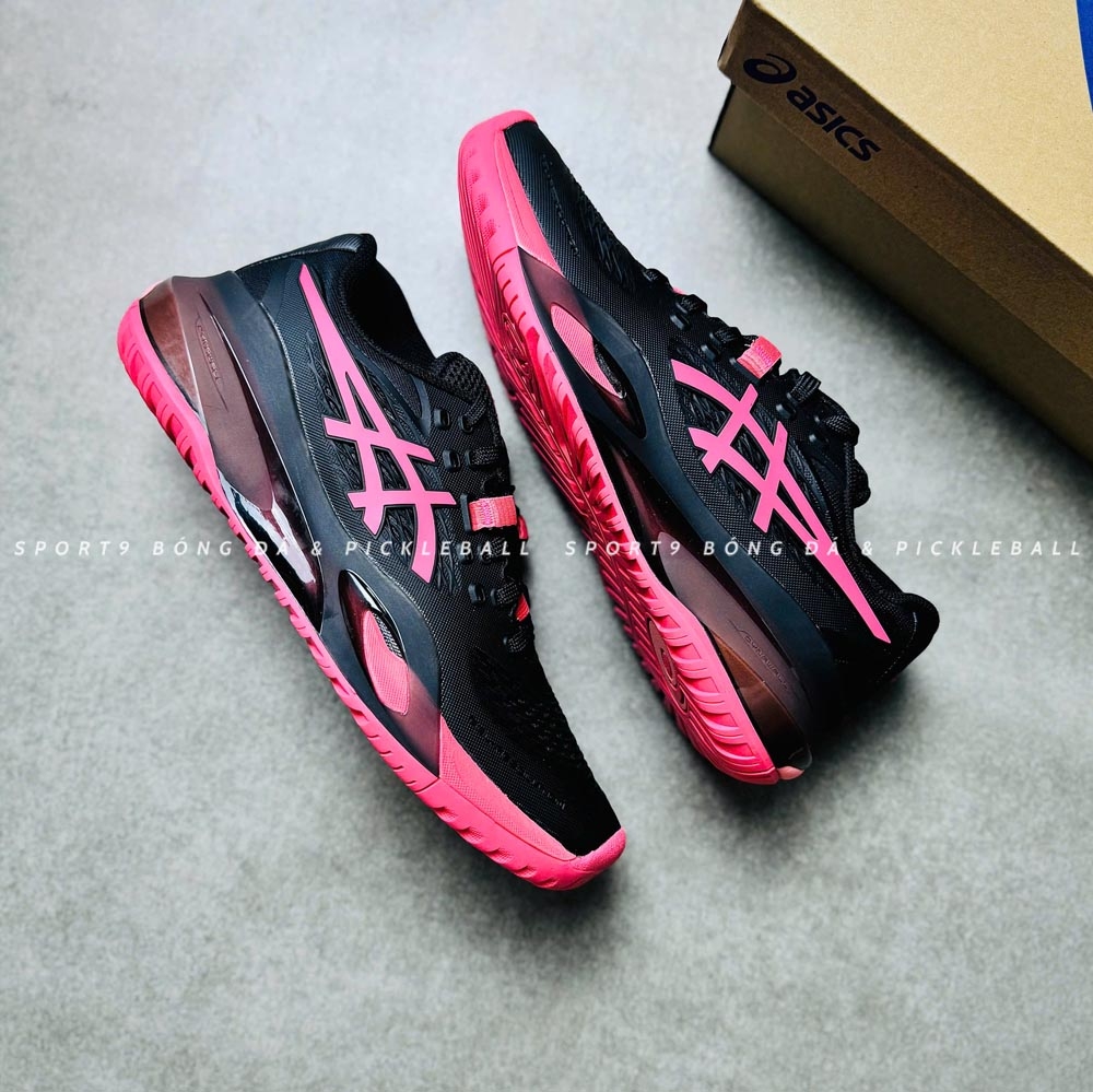 Giày pickleball Asics Gel Resolution X - 1042A279-001 - Đen/Cam