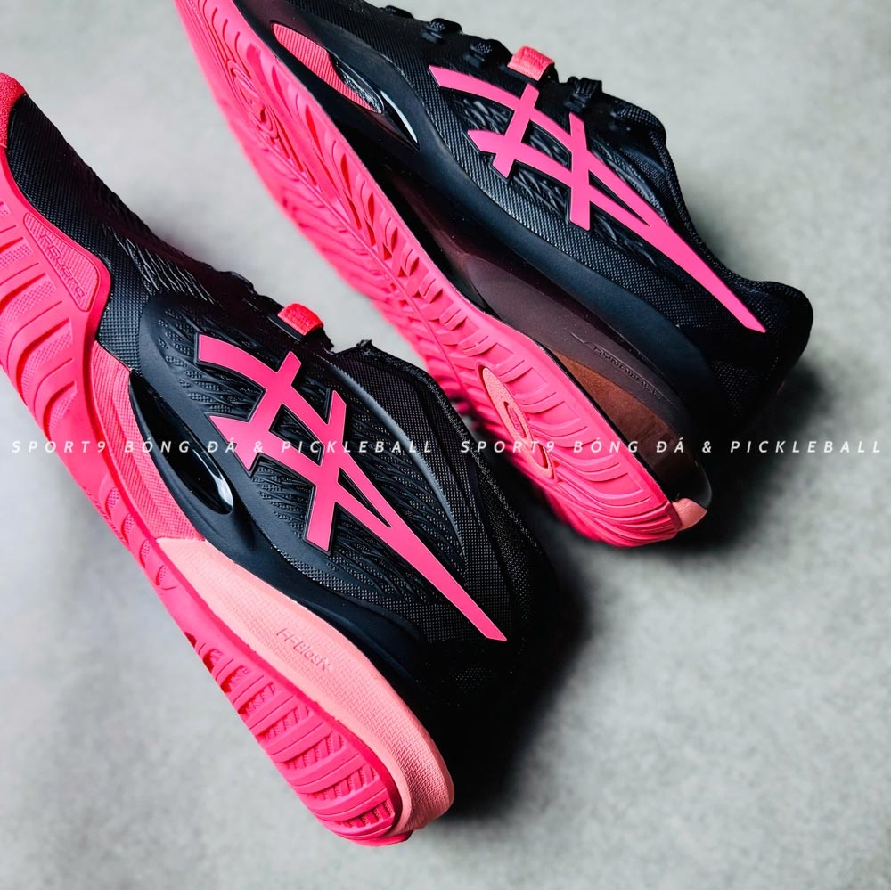 Giày pickleball Asics Gel Resolution X - 1042A279-001 - Đen/Cam