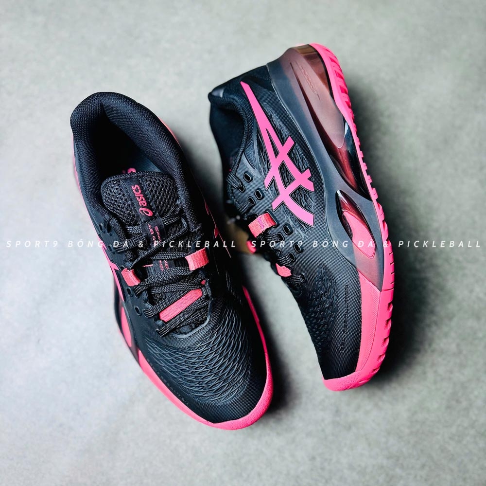 Giày pickleball Asics Gel Resolution X - 1042A279-001 - Đen/Cam