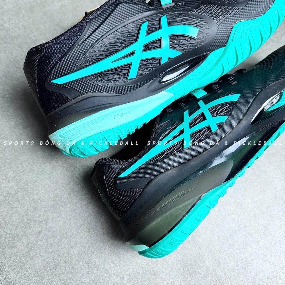 Giày pickleball Asics Gel Resolution X - 1041A481-003 - Đen/Xanh Lá