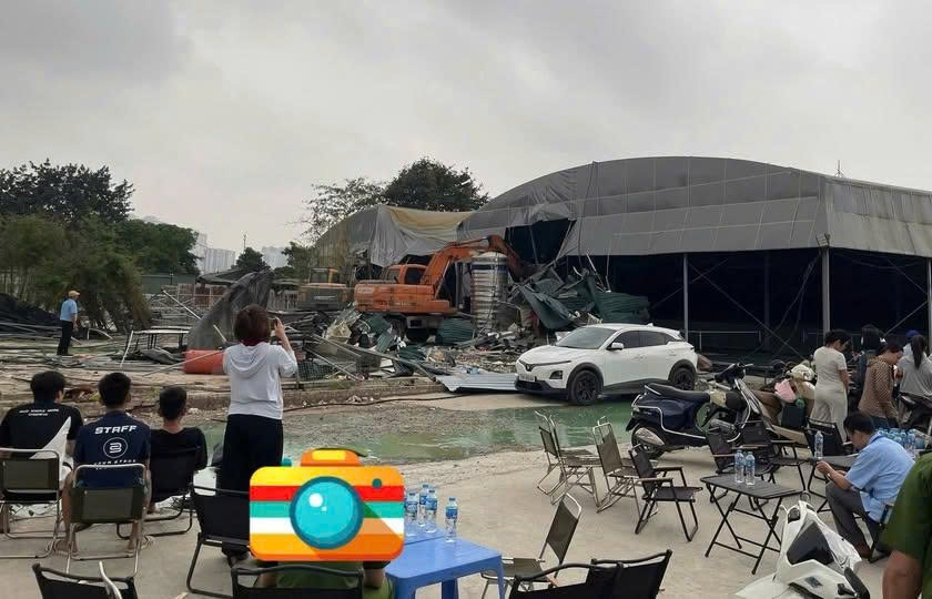 Cụm 22 sân pickleball bị tháo dỡ