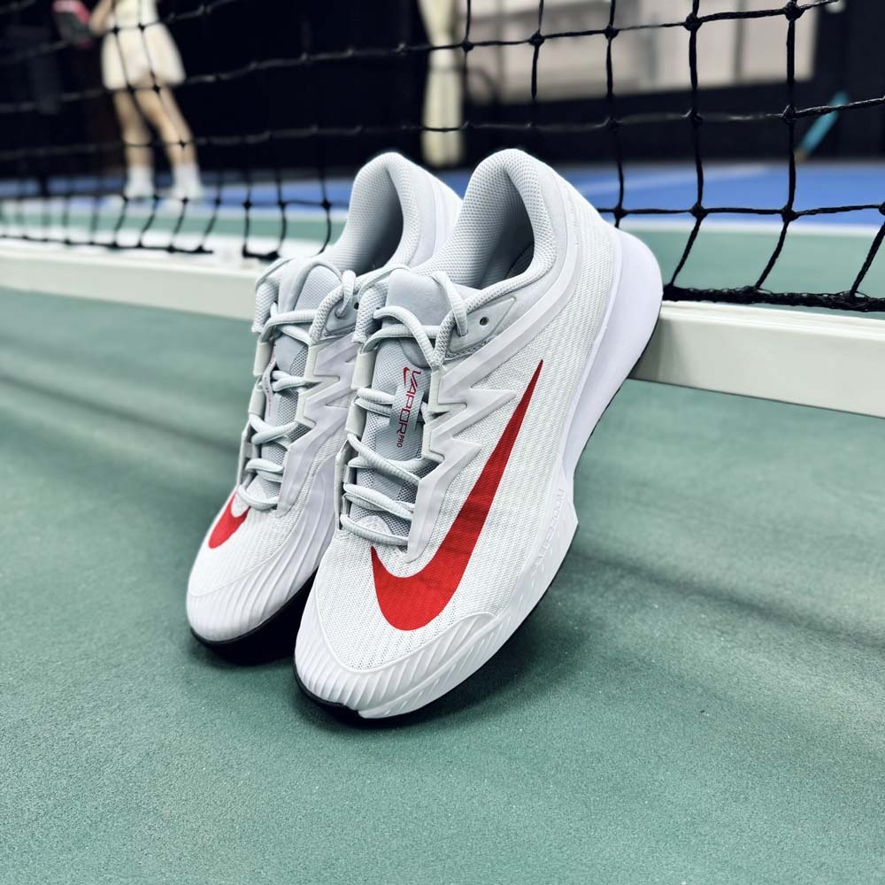 Giày pickleball Nike Court Air Zoom Vapor Pro 3 HC - FZ2161-109 - Trắng/Đỏ