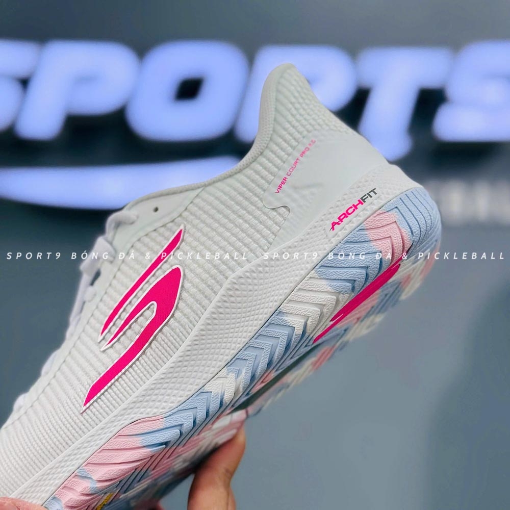Giày Skechers Viper Court Pro 2.0 - 172109-WMLT - Trắng Hồng