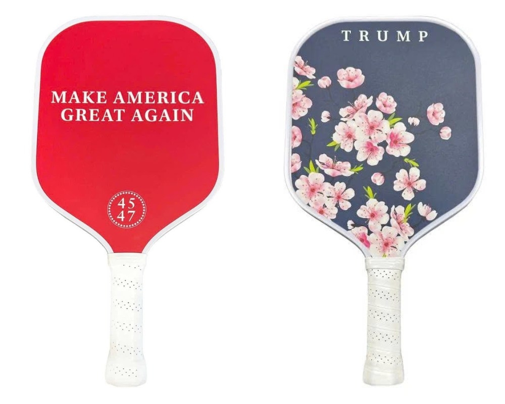 Vợt pickleball Donald Trump mang đậm dấu ấn cá nhân