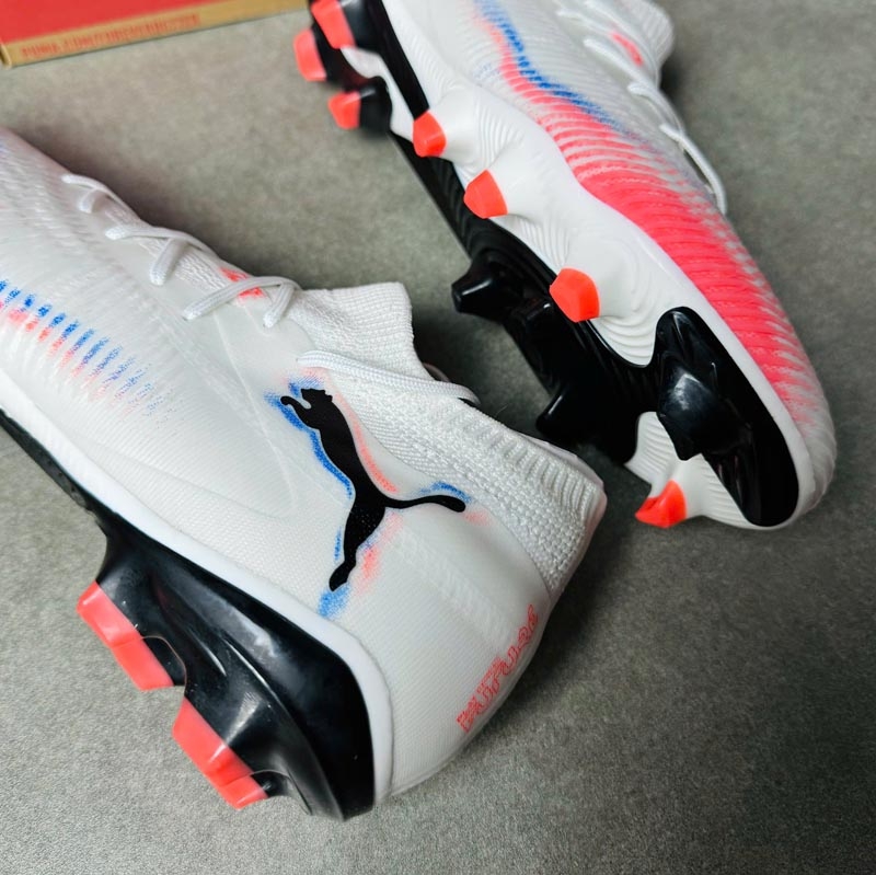 Puma Future 8 Match AG/FG Untamed - Màu Trắng/Cam - 108593 01