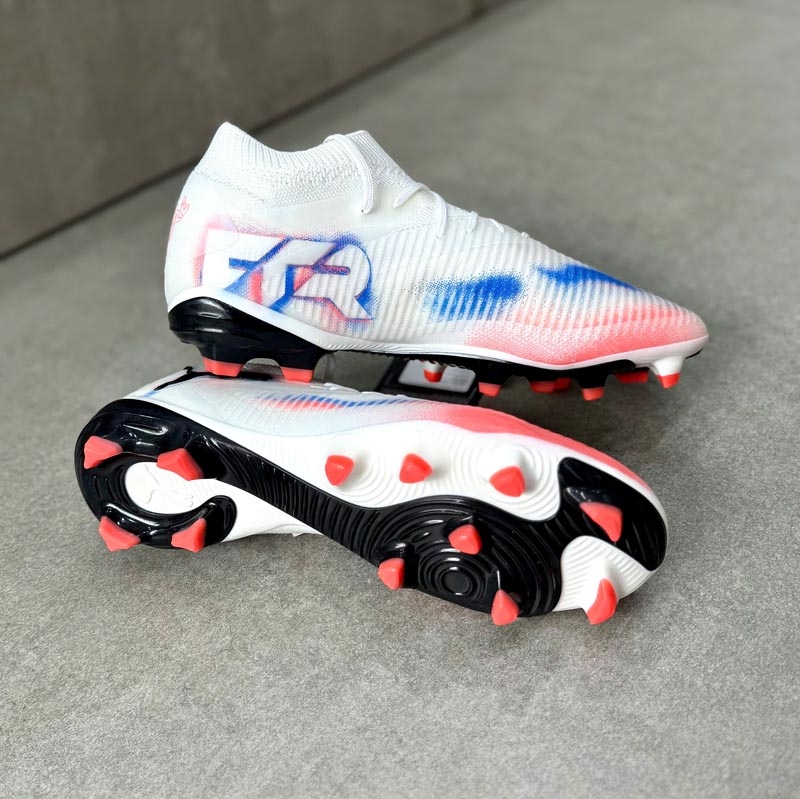 Puma Future 8 Pro FG/AG Untamed - Trắng/Cam - 108588 01