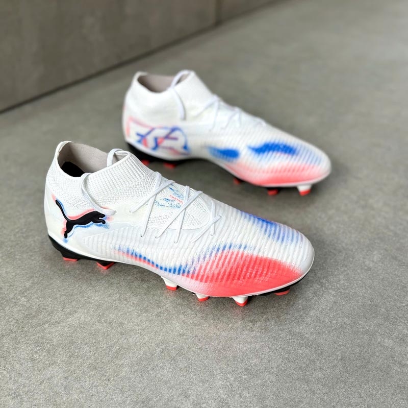 Puma Future 8 Pro FG/AG Untamed - Trắng/Cam - 108588 01