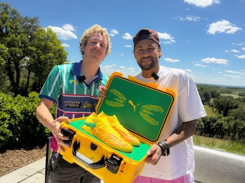 Puma Future Neymar x KidSuper — phối màu vàng rực đặc trưng Brazil