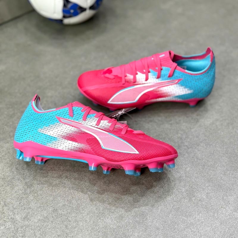 Puma Ultra 6 Match FG/AG - Hồng/Xanh - 108765 01